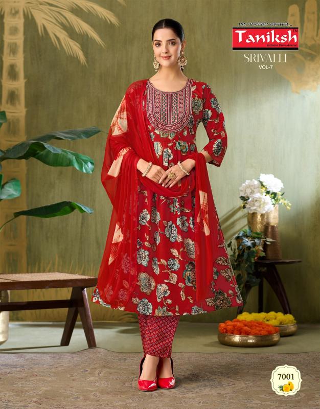 Taniksh srivalli vol 7 bombay wholesale kurti online